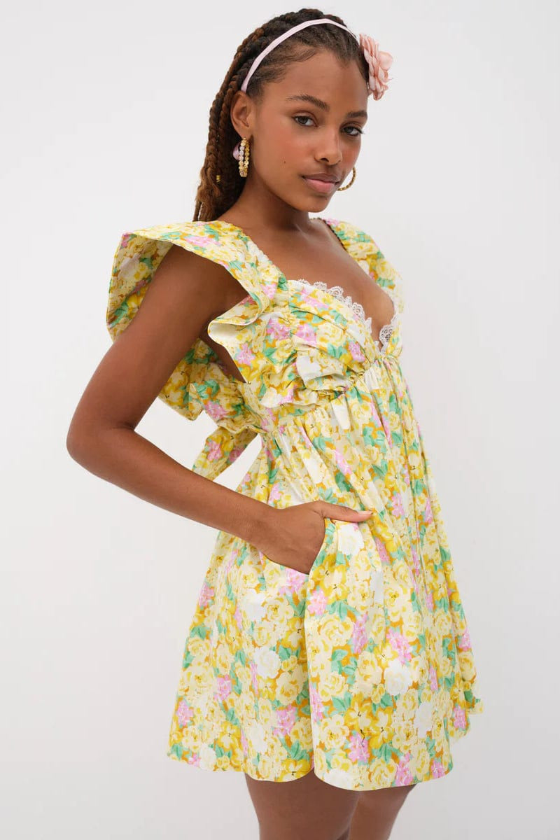 For Love and Lemons For Love & Lemons Tamra Mini Dress