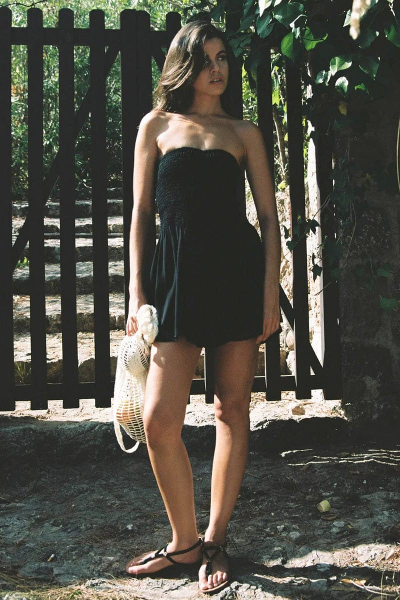 Indah Indah Wren Mini Dress - Black