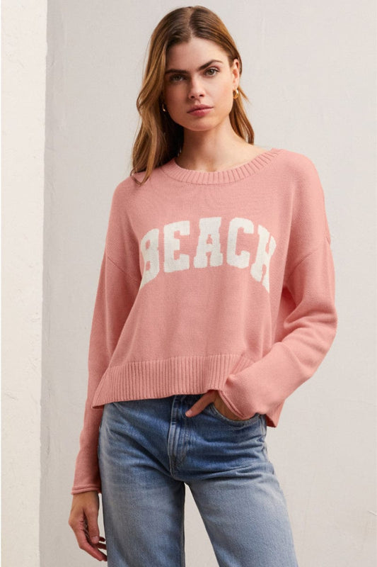 Z Supply Z Supply Sienna Beach Sweater - Champagne Blush