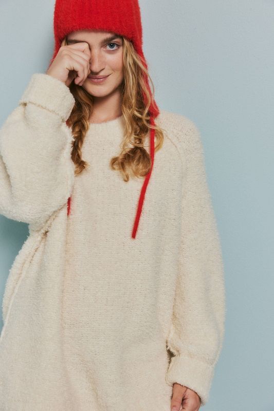 Free People Free People Timber Fuzzy Knit Trapper