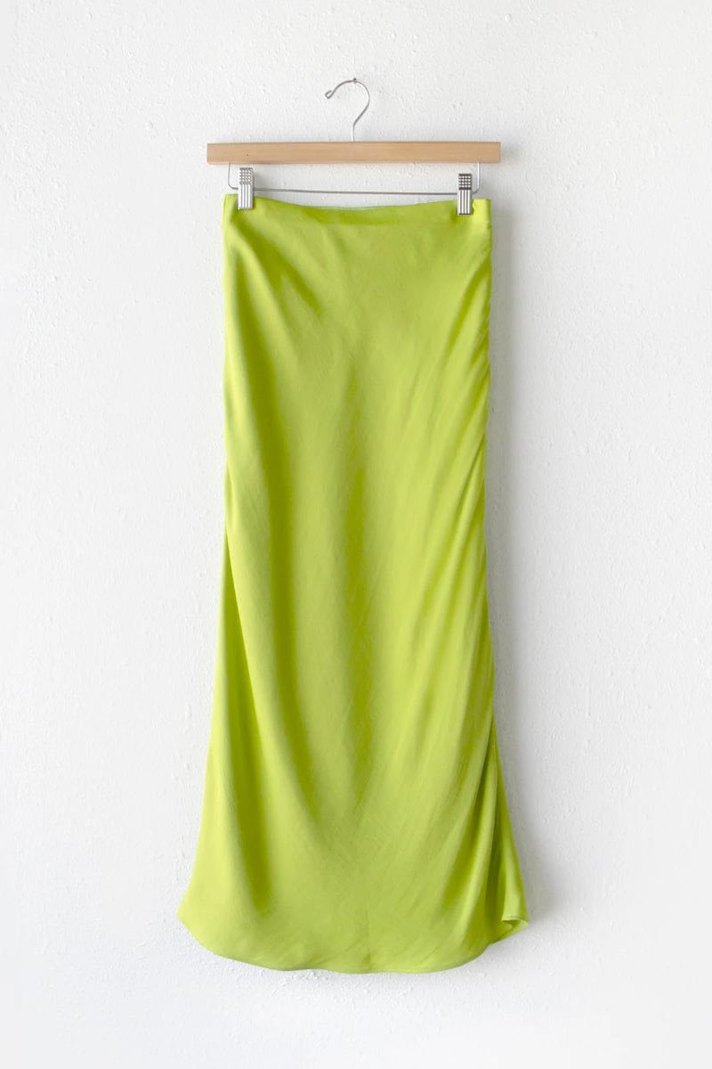 Greylin Collection Greylin Bea Midi Skirt - Lime