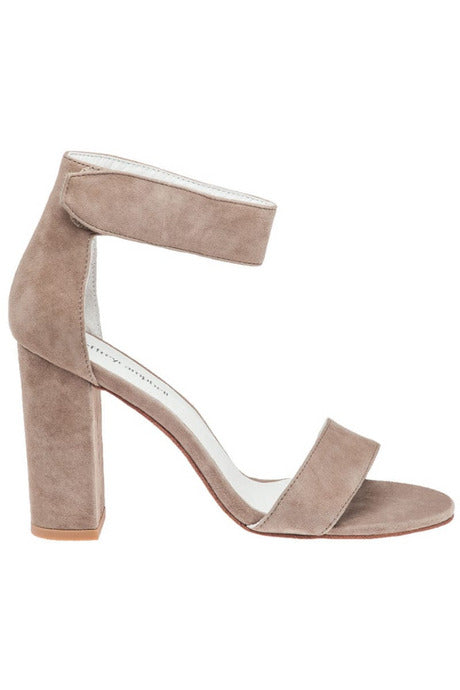 Jeffrey Campbell Shoes Copy of Jeffrey Campbell Lindsay Heel - Taupe Suede