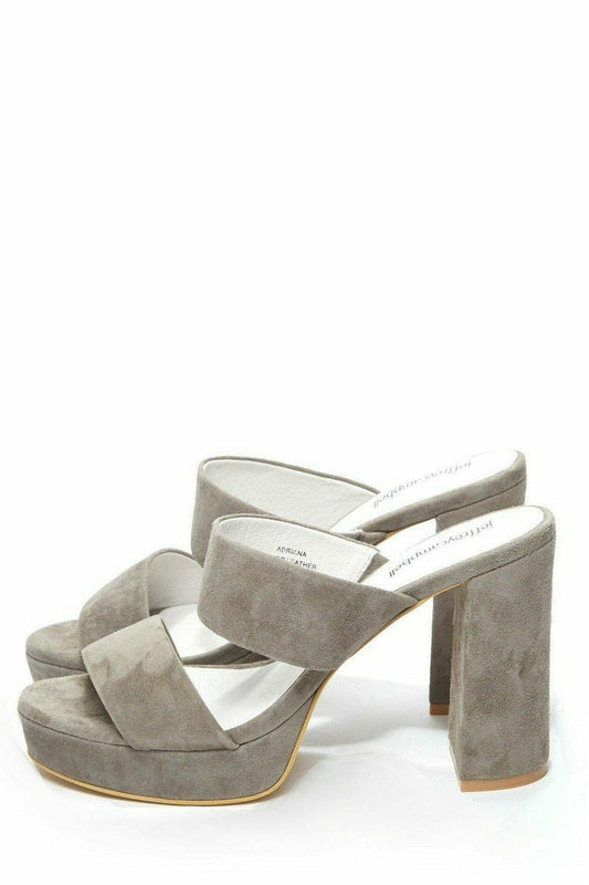 Jeffrey Campbell Shoes Jeffrey Campbell Adriana Mule in Grey Suede