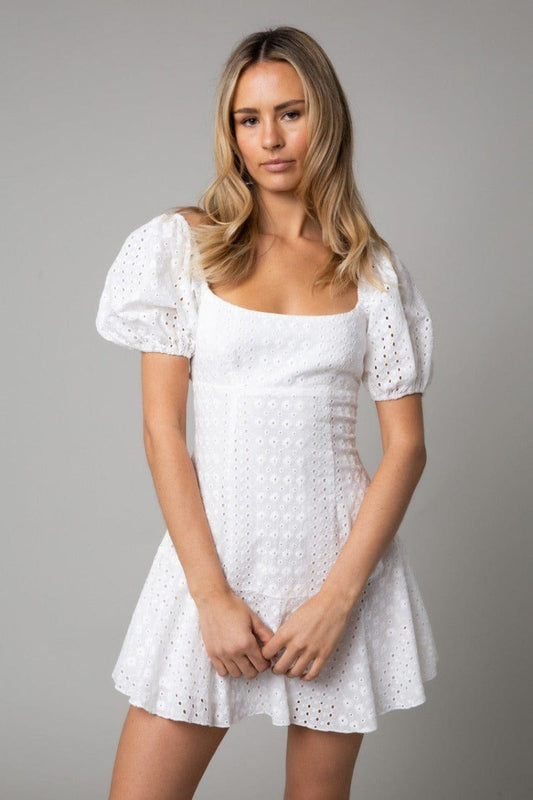 Olivaceous Olivaceous Camila Dress - Off White