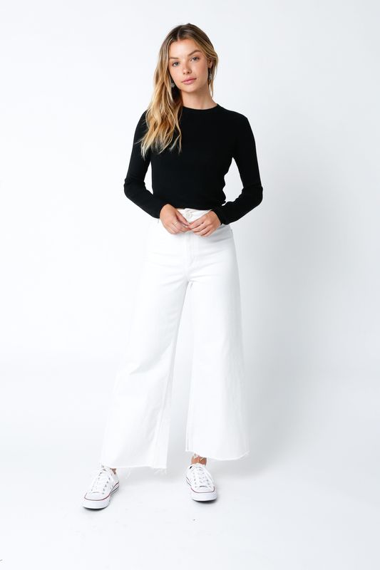 Olivaceous Olivaceous Hillary Crop Sweater