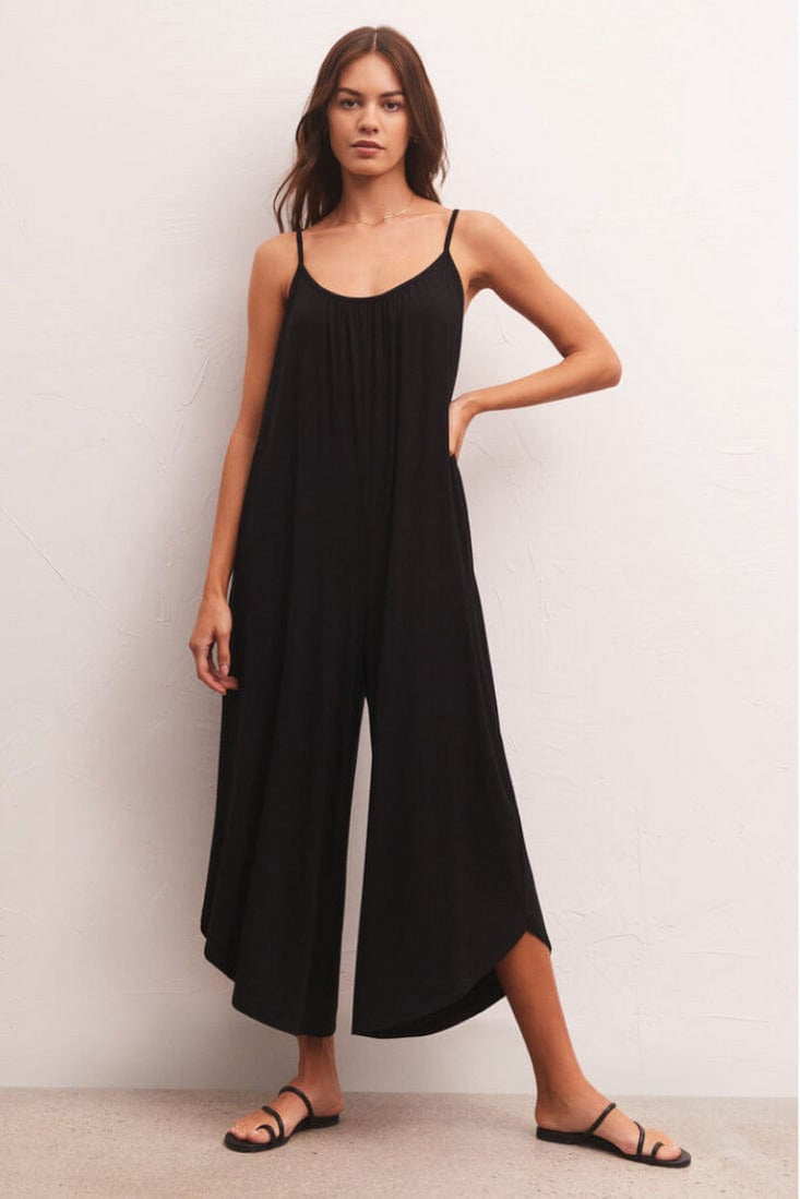 Z Supply Z Supply The Flared Jumpsuit - Black