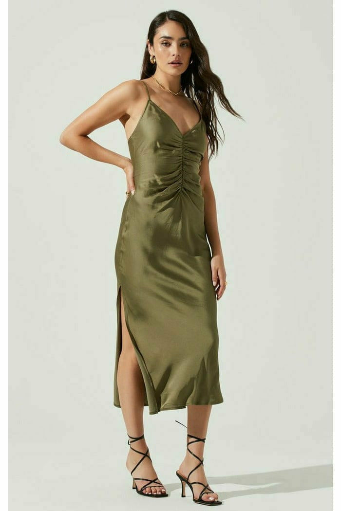 ASTR The Label Dress ASTR Valinda Dress - Olive