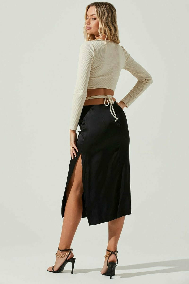 ASTR The Label Skirt ASTR Perry Ruched Skirt
