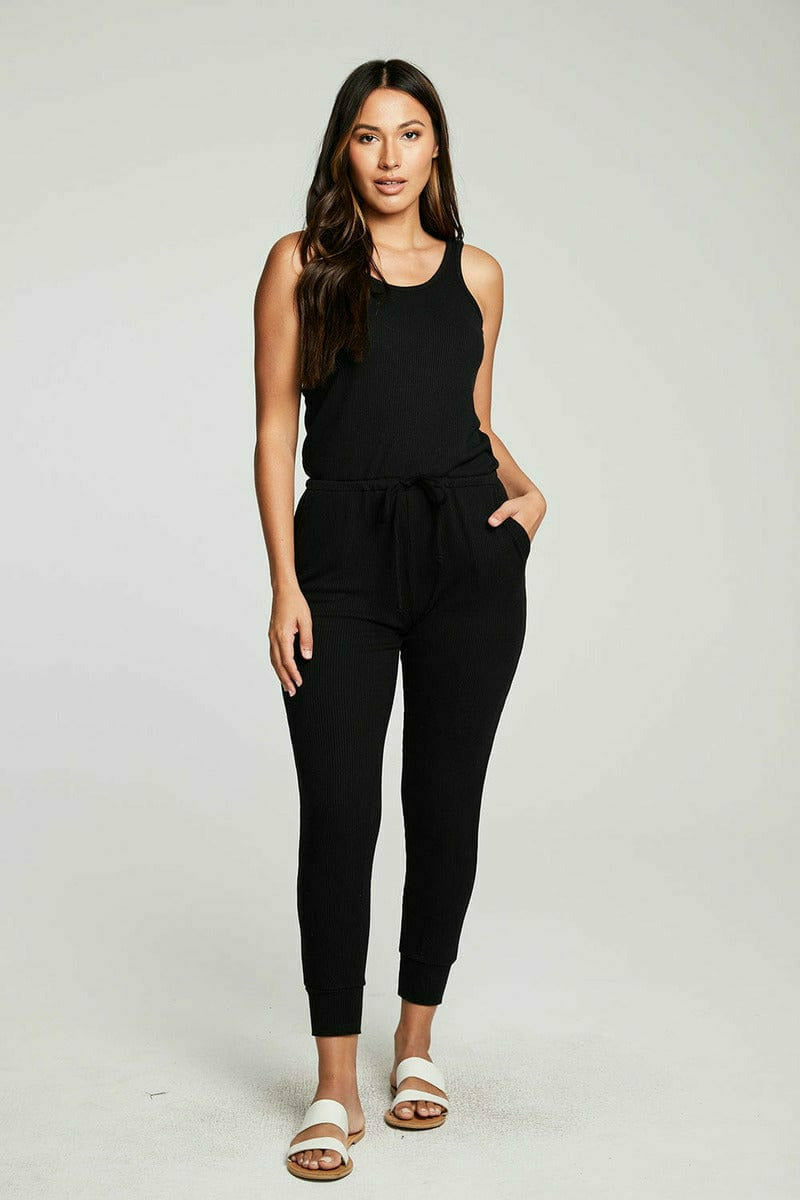 Chaser Jumpsuit Chaser Cozy Rib Low Back Jumpsuit