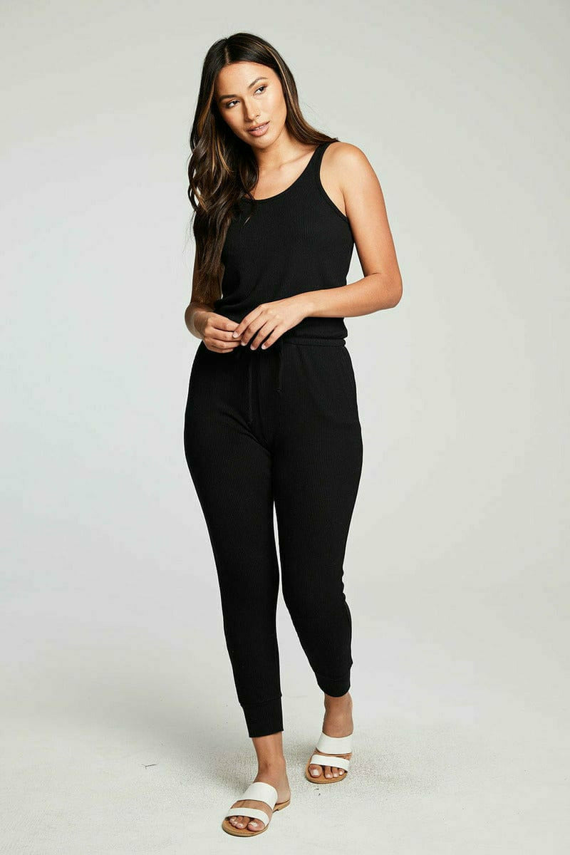 Chaser Jumpsuit Chaser Cozy Rib Low Back Jumpsuit