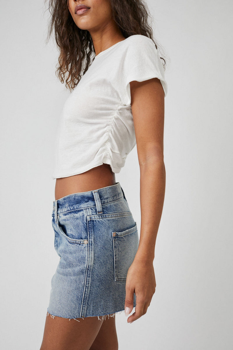 Free People Shorts Free People Ivy Mid-Rise Shorts   - San Andreas