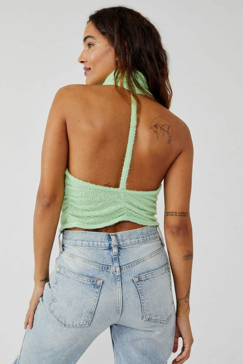 Free People Top Free People Autumn Angst Top - Green Light
