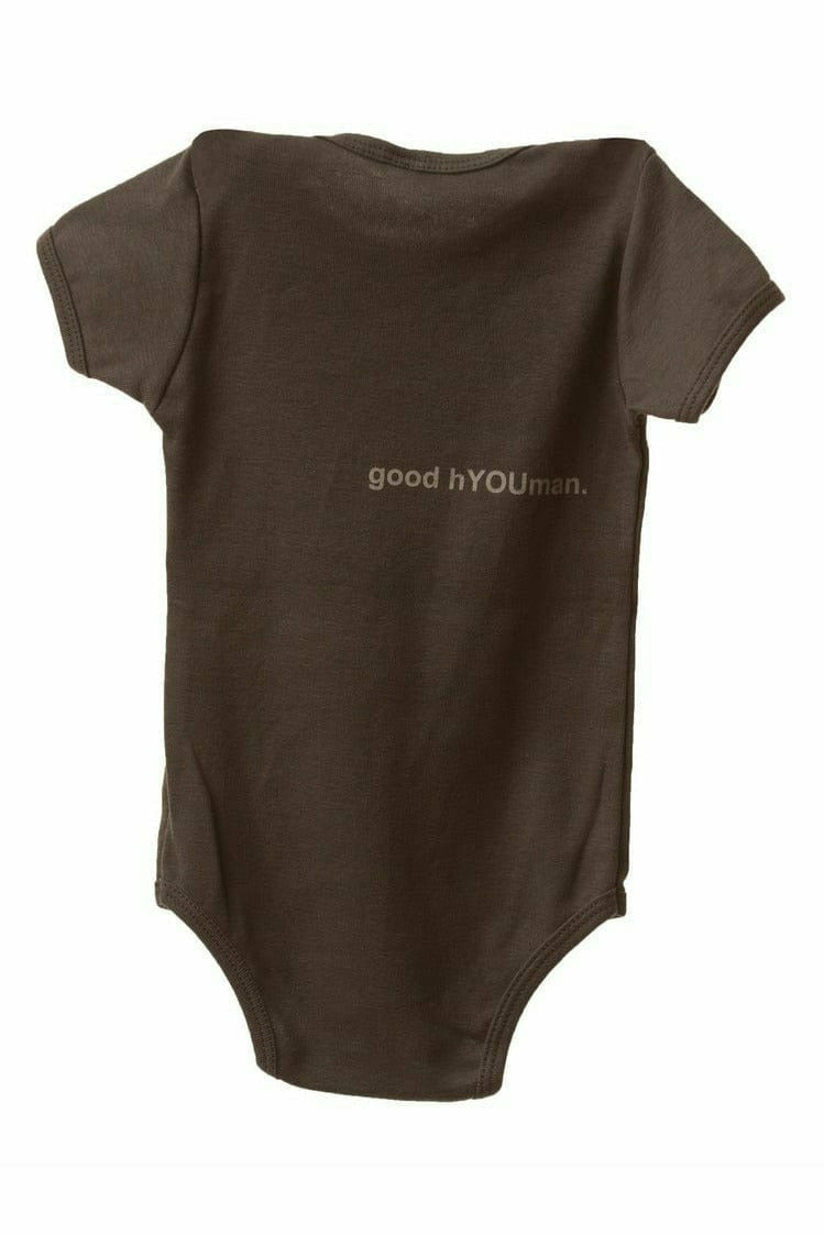 Good hYOUman Baby Onesie Good hYouman 'Happy To Be Part Of This World' Baby Onesie