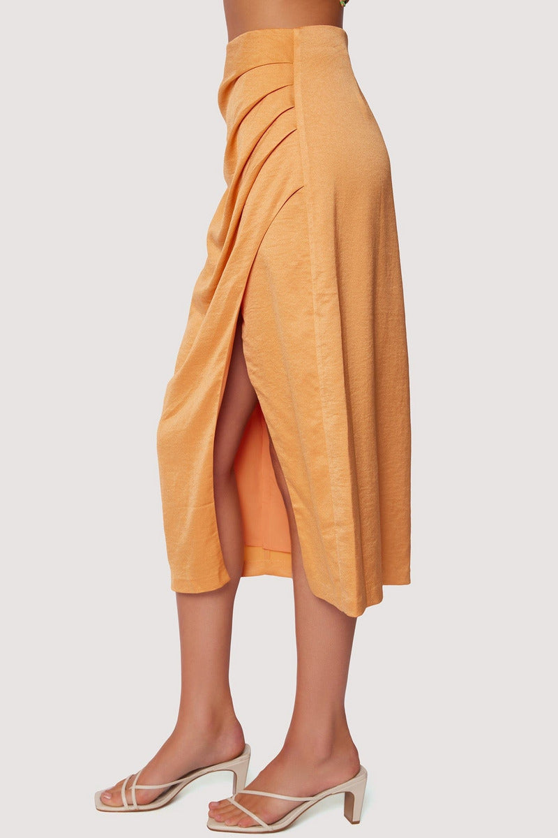 Lost And Wander Lost + Wander Apricot Sunset Midi Skirt