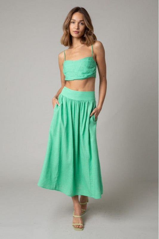 Olivaceous Olivaceous Sally Midi Skirt