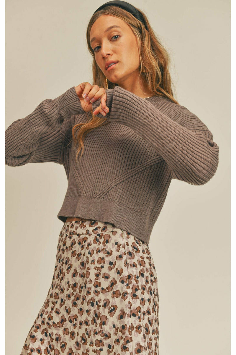 Sage The Label Shirts & Tops Sage The Label Hello Sunday Cropped Sweater