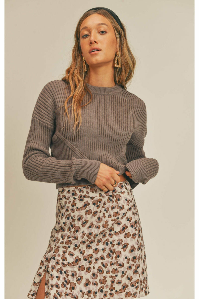 Sage The Label Top Sage The Label Hello Sunday Cropped Sweater